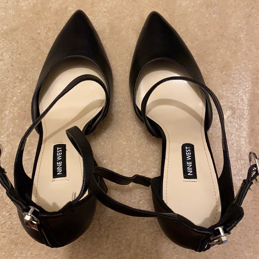 Nine West strap heel